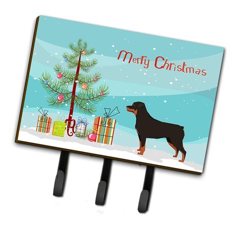 Carolines Treasures Rottweiler Christmas Tree Leash or Key Holder CK3558TH68